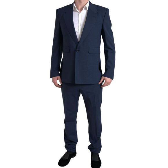 Dolce & Gabbana Blue 2 Piece Single Breasted SICILIA Men's Suit